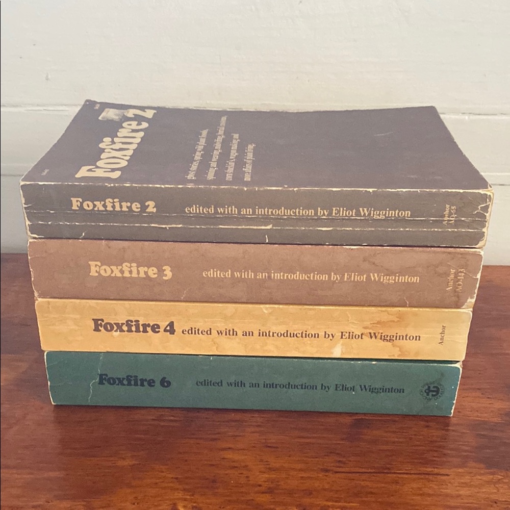 Foxfire Soft Cover Vintage Book Set Volumes 2 3 4 & 6